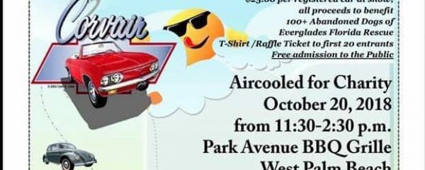 Join us for the 5th Annual Air Cooled for Charity Car Show